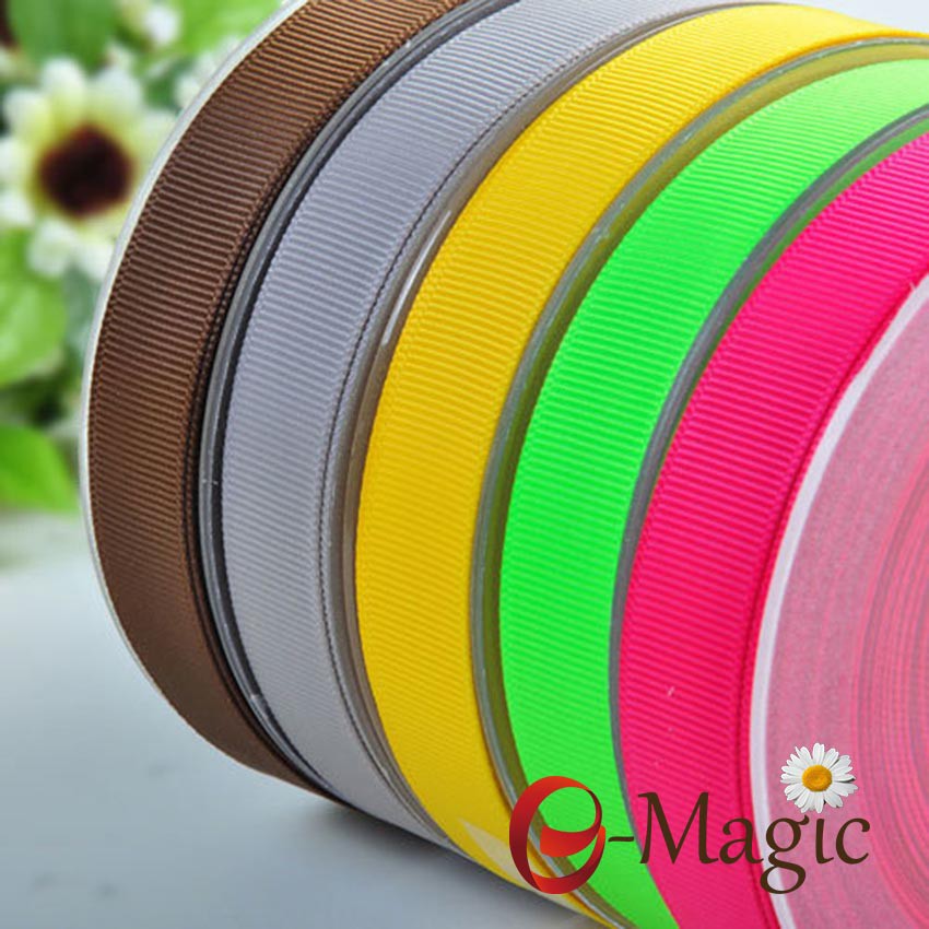 100% polyester Grosgrain ribbon