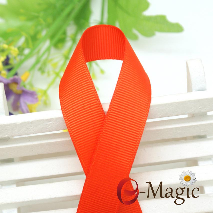 Wholesale high quality polyester grosgrain ribbon for gift packaging