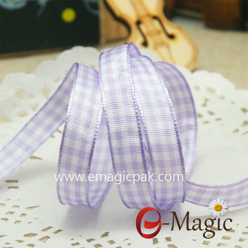 decorative plaid ribbon