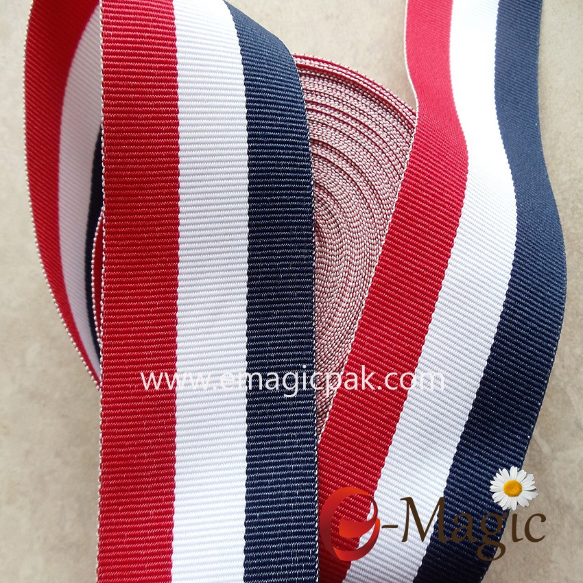 Red White Blue Strip Ribbon