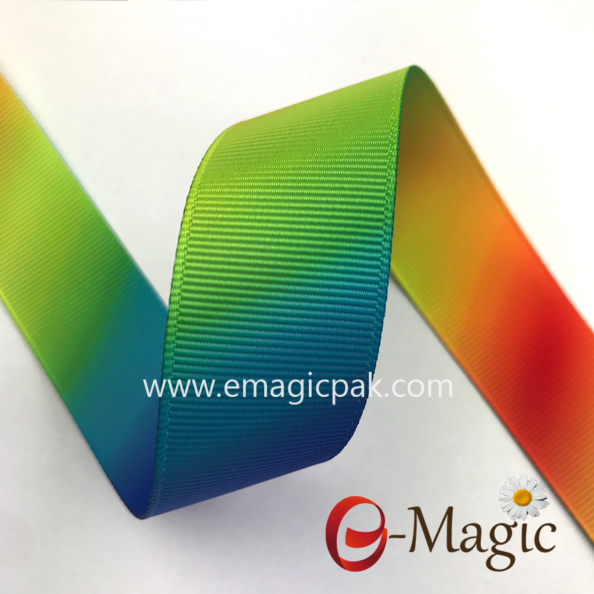 factory heat transfer printing celebrate custom polyester ribbon 