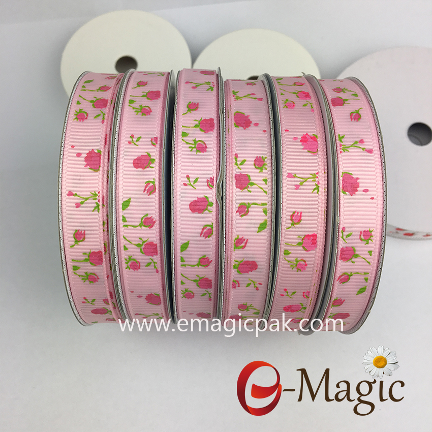 5M per roll packing for pink ribbon