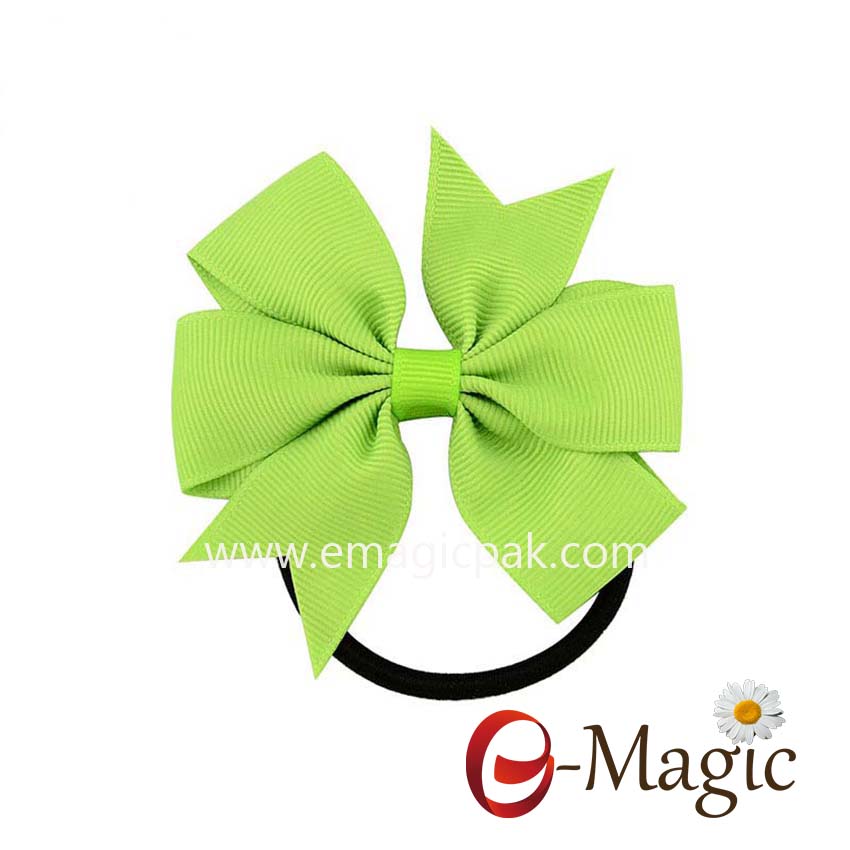 HB-002 Wholesale baby hair clip 3 inch big boutique Grosgrain Ribbon hair Bow