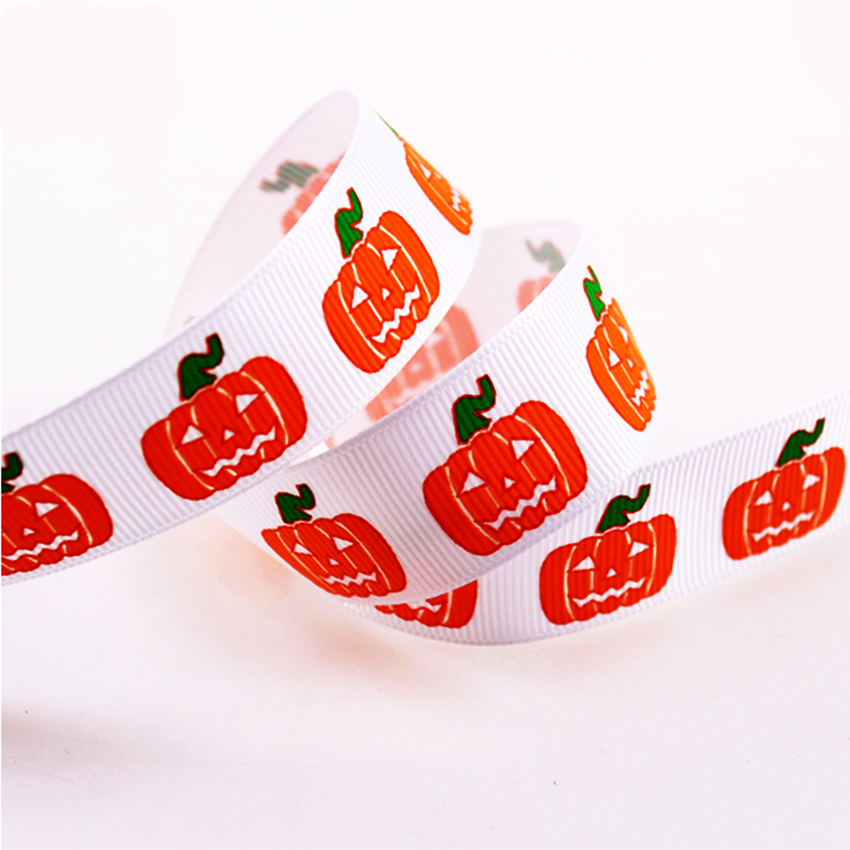 Halloween-03 custom-printed-halloween-grosgrain-ribbon-for-hair