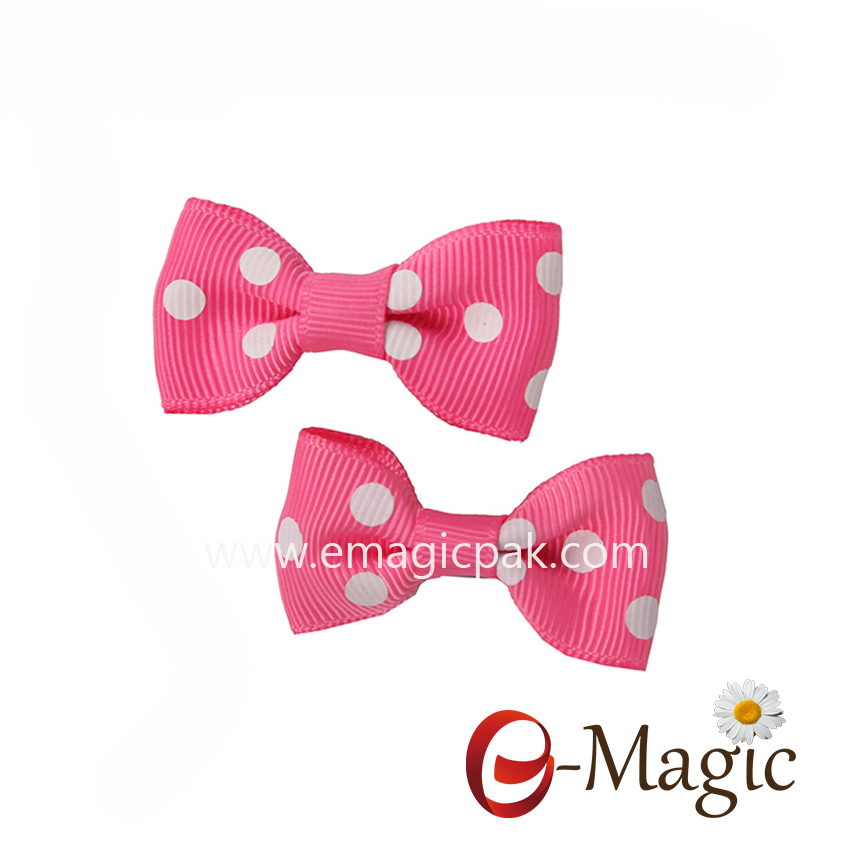 HB-014 Wholesale Hair Assessories Cute Baby Girl Bows Ribbon Hair Clips 