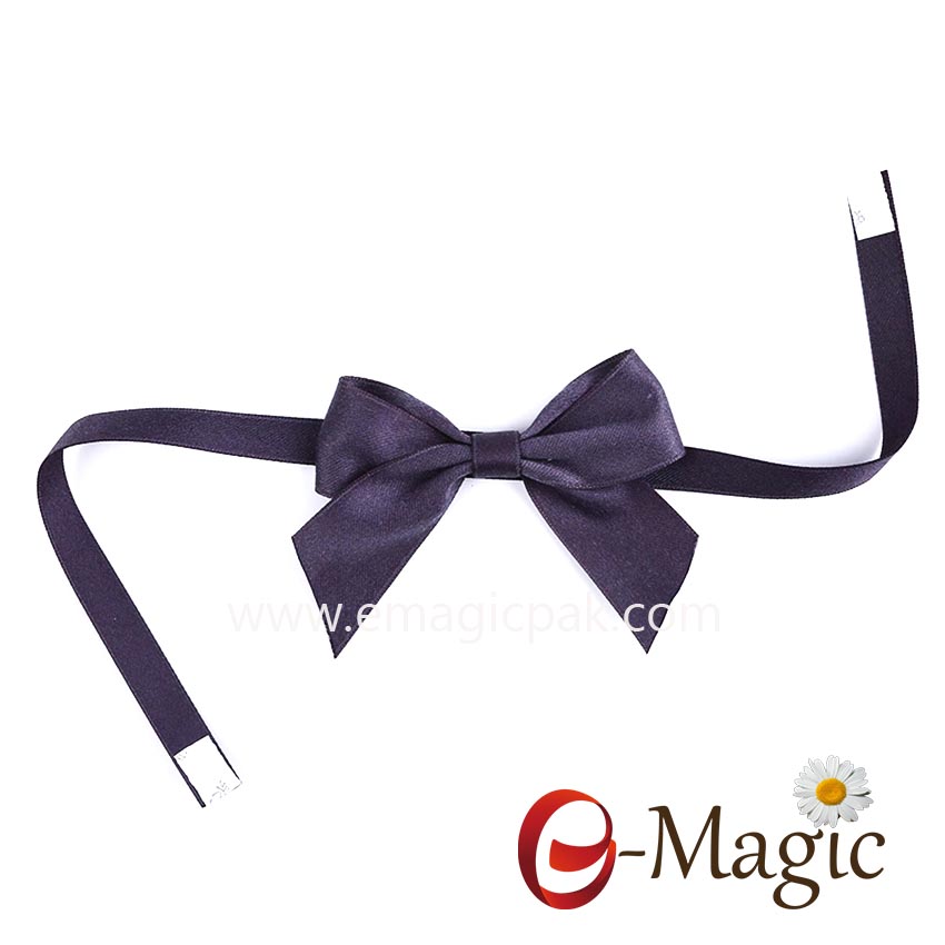 PB-016 Factory Outlet Polyester Ribbon Bow Artificial Flowers For Gift Packing