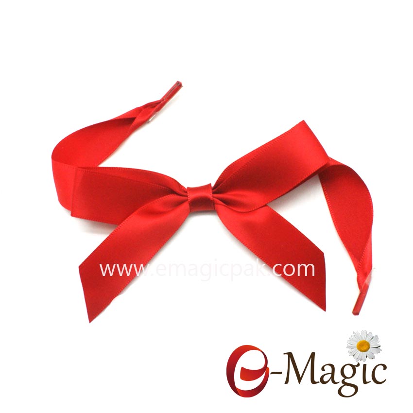 PB-017 Gift Boxes Packing Decorative Pre-made Ribbon Bow