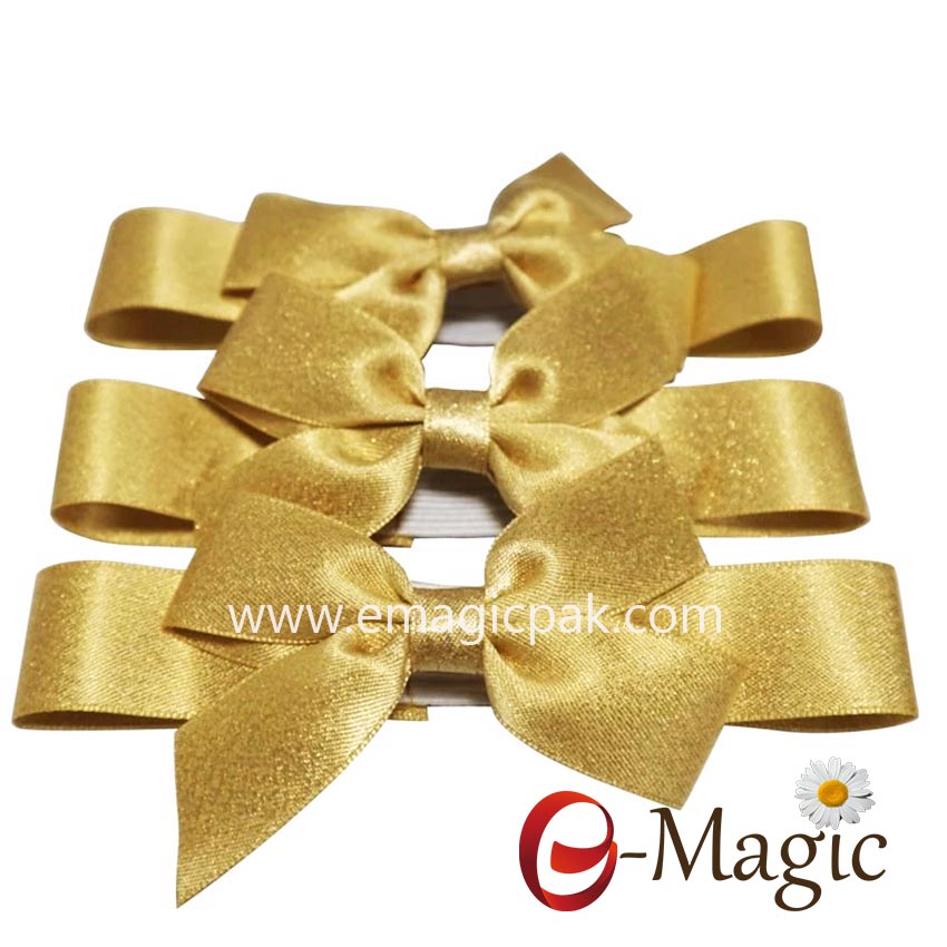 PB-025 Gold christmas decorative gift wrap bows.webp