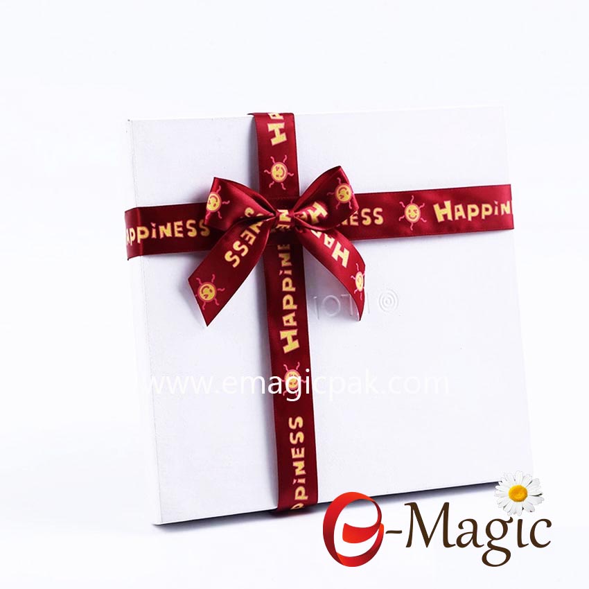 PB-005 New Arrival Pre Made Gift Packing Ribbon Bow With Wire Elastic Loop