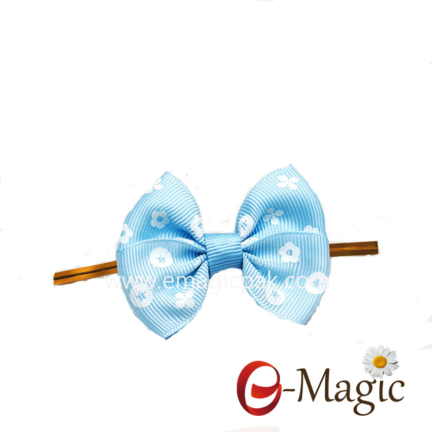 RB-036 Satin Ribbon Bow With Gold Wire