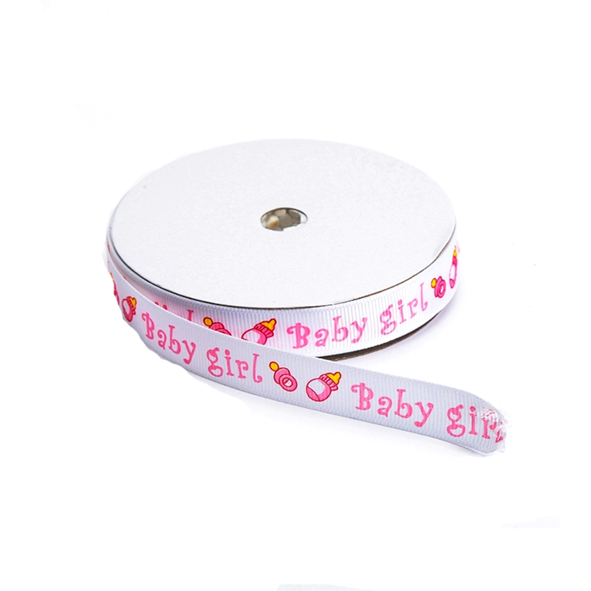 Baby-02 Decorative Printed Baby Girl Ribbon