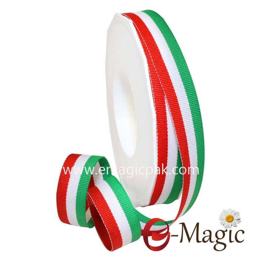 SPR-009 High-quality-polyester-red-white-green-italian