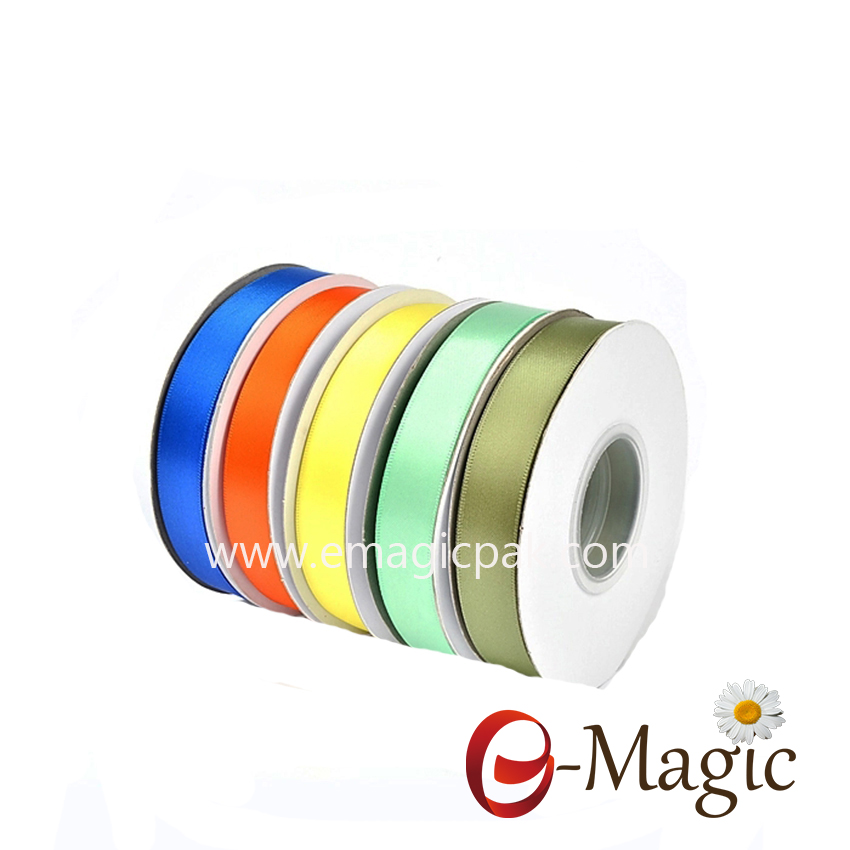 SR2-016 Supply High quality pretty Decorative Polyester purple Satin Ribbon