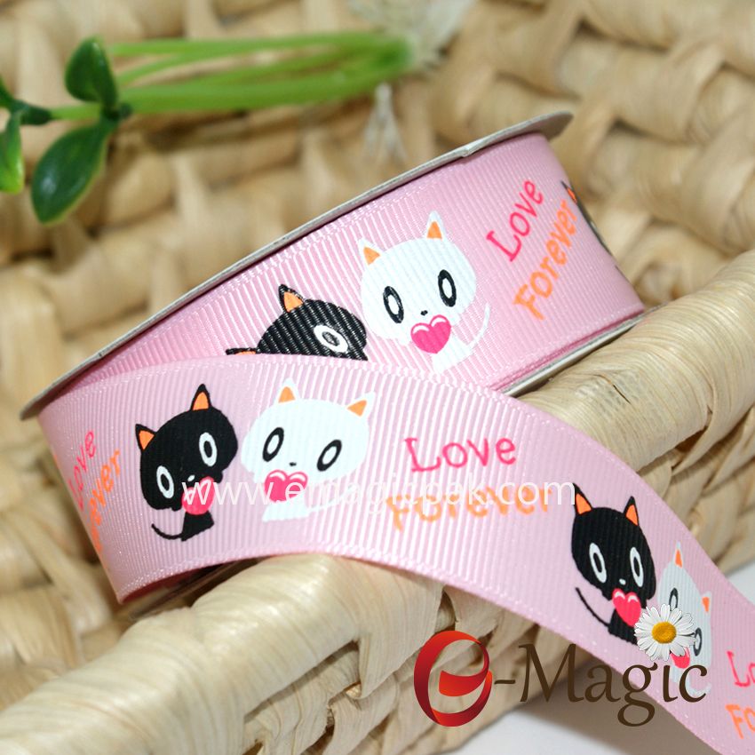 Valentines-06 valentines day decoration printed ribbon