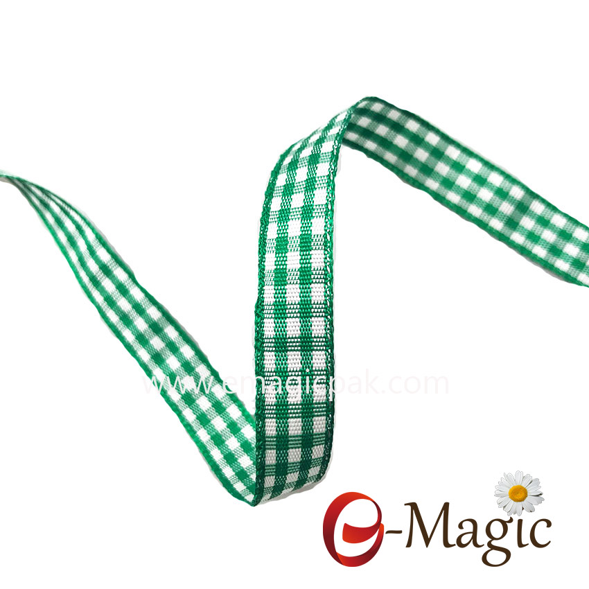 3 8inch tuquioside color plaid ribbon 