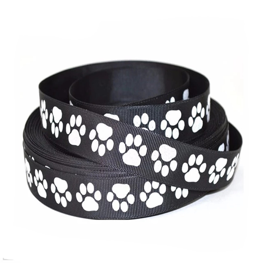 Animal-01 Custom Dogs Animal Paw Printed Grosgrain Ribbon Wholesales