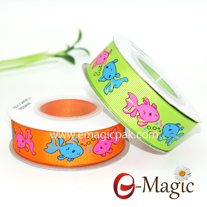 Animal-02 Baby cute animals printed grosgrain ribbon wholesale