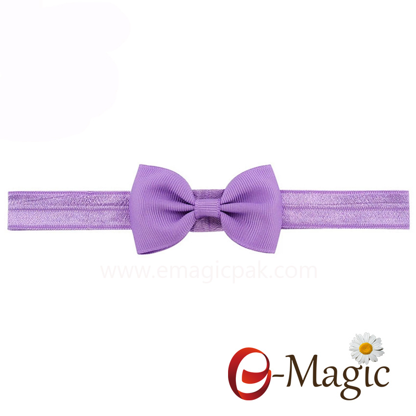 HB-021 Elastic Soft Hairband with Boutique Ribbon Bow