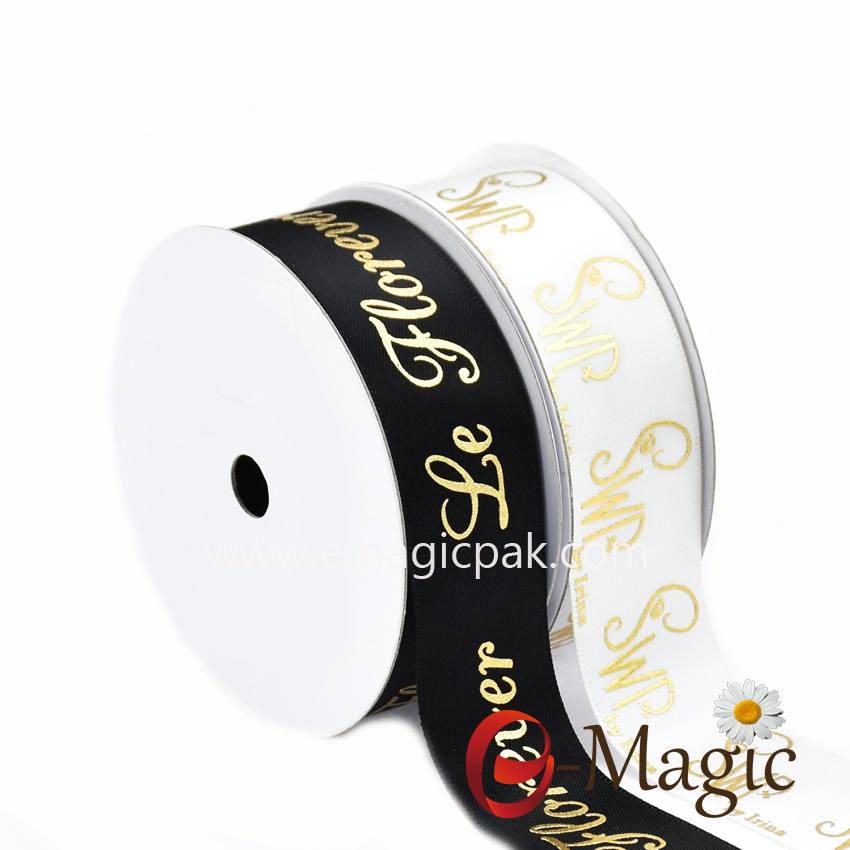 PB-032 China Factory Wholesale Polyester Custom Printed Satin Ribbon