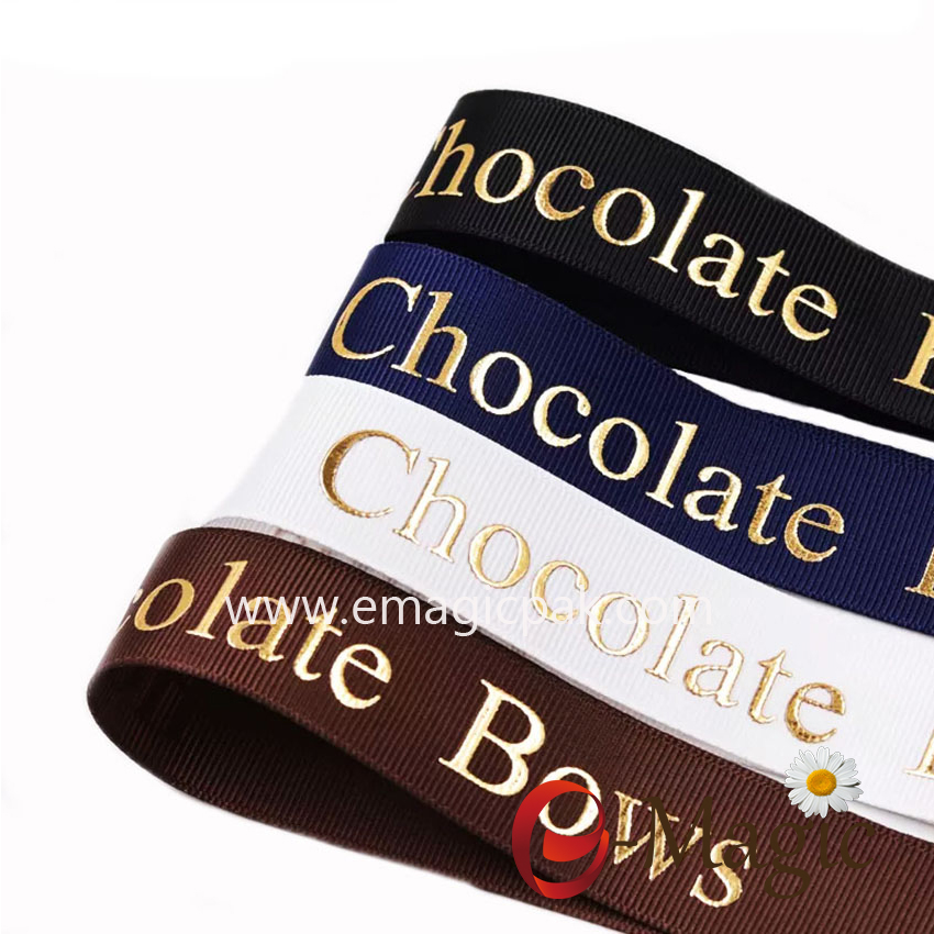 PB-025 cheap ribbon supplier Printed ribbon in silver