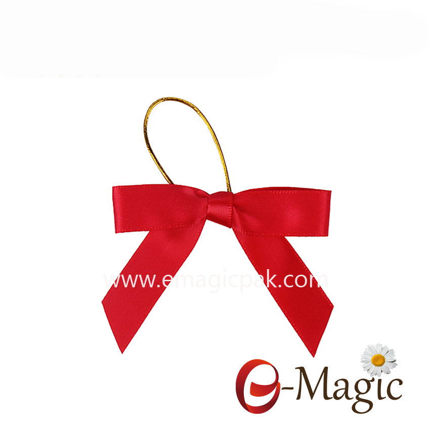 RB-045 pre-tied-satin-ribbon-bow-with-elastic