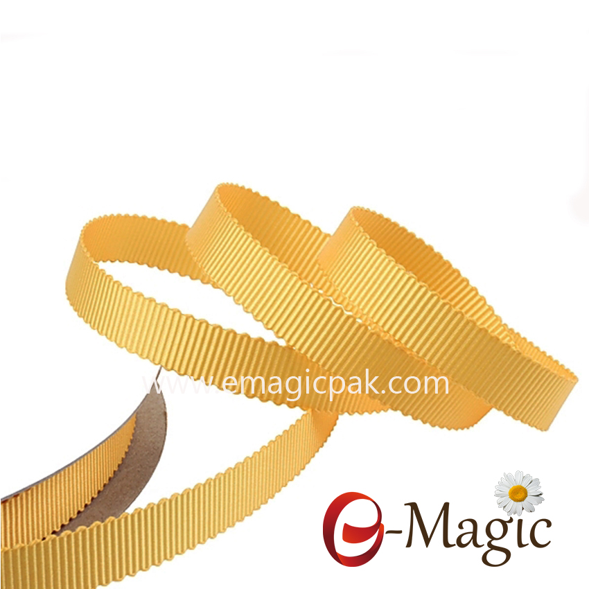 PSR-009 High Quality Solid Color Boutique Hat Decoration Polyester Petersham Ribbon