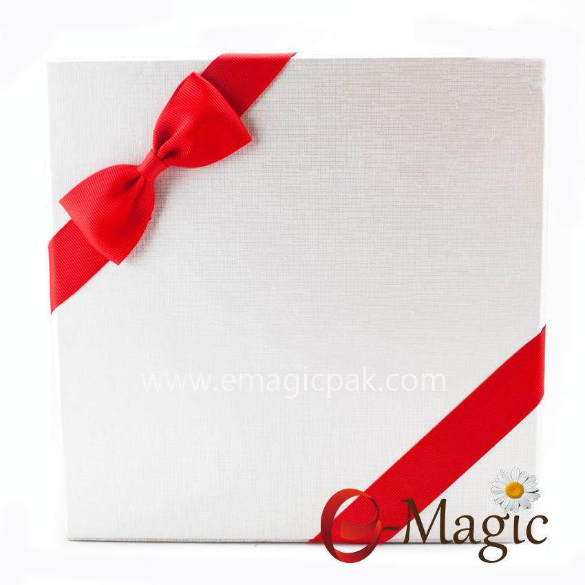 PB-057 personalized gift packaging pre-tied bows pre tied ribbon bows