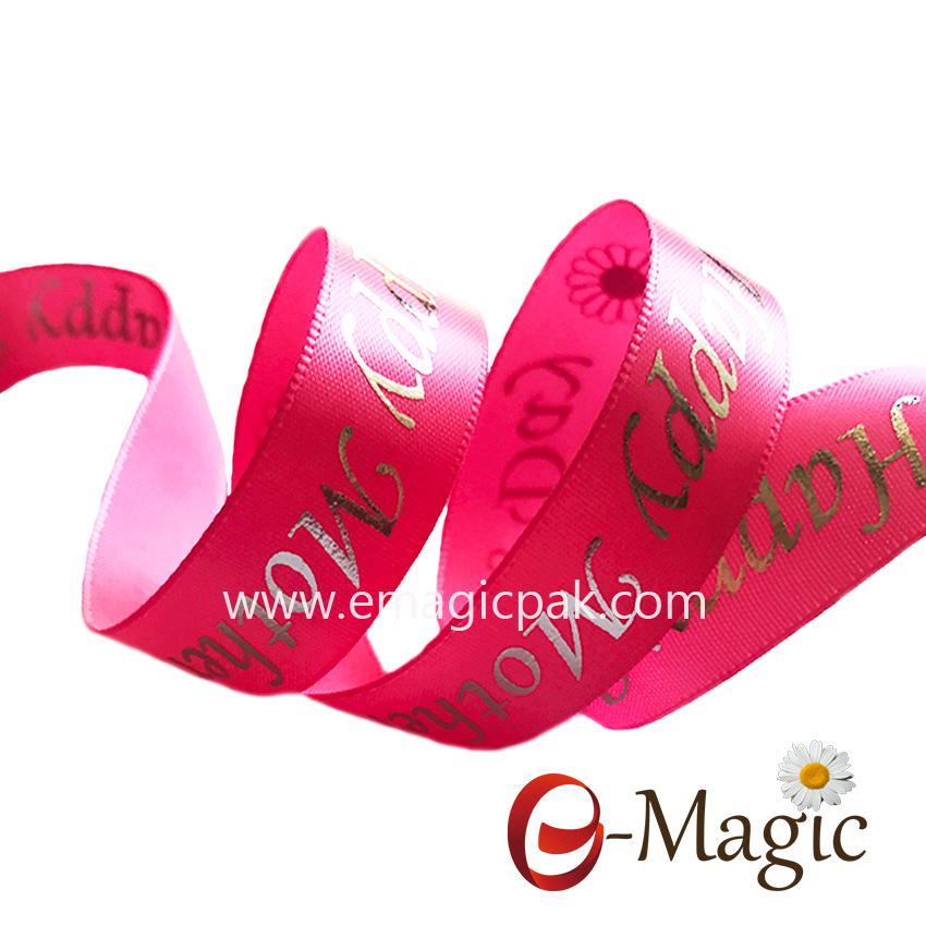 Mothers-05  High Quality Custom Personalized Mothers Day Printed Ribbons