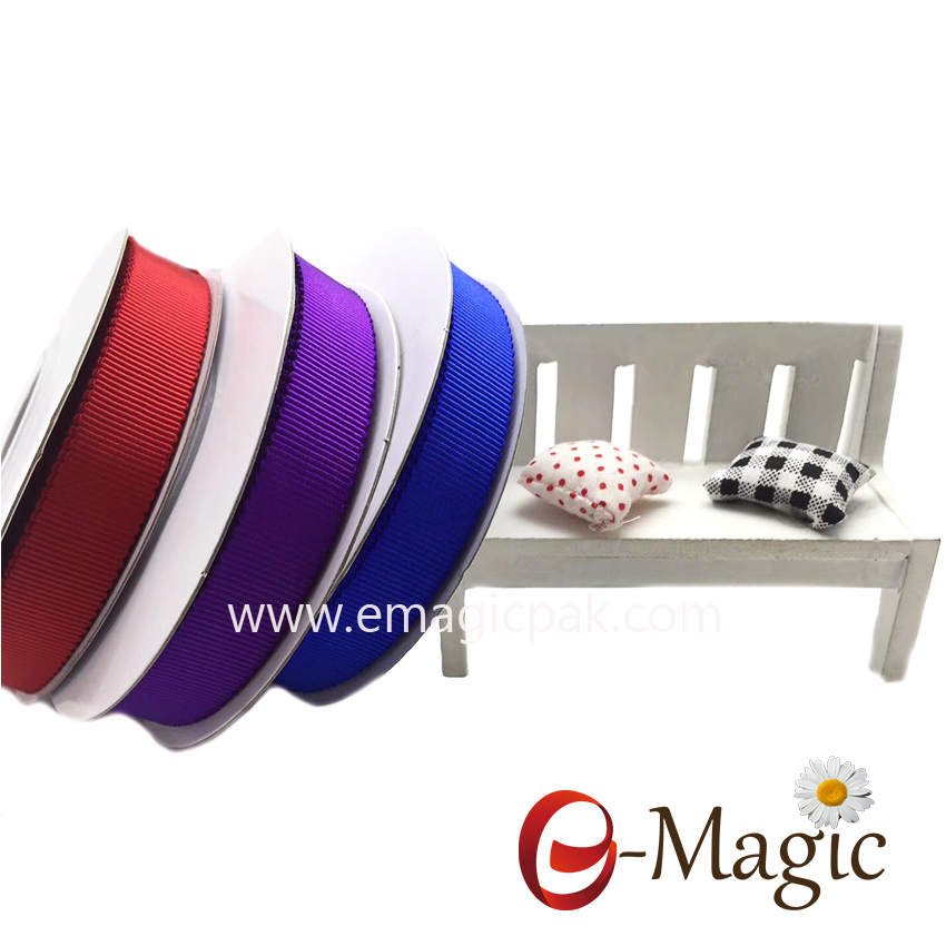 PSR-016 Colorful Petersham Polyester Grosgrain Ribbon For Hats Decoration