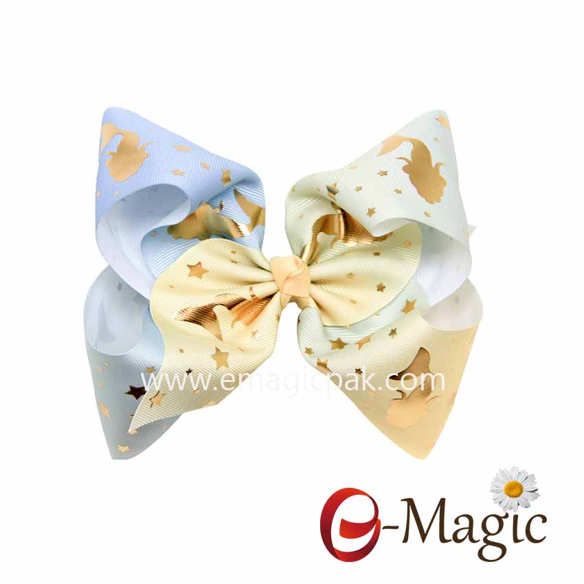 HB-030 Popular Wholesale Baby Girl Hairbow Hairpins Fashion ribbon Bow Hair Clips