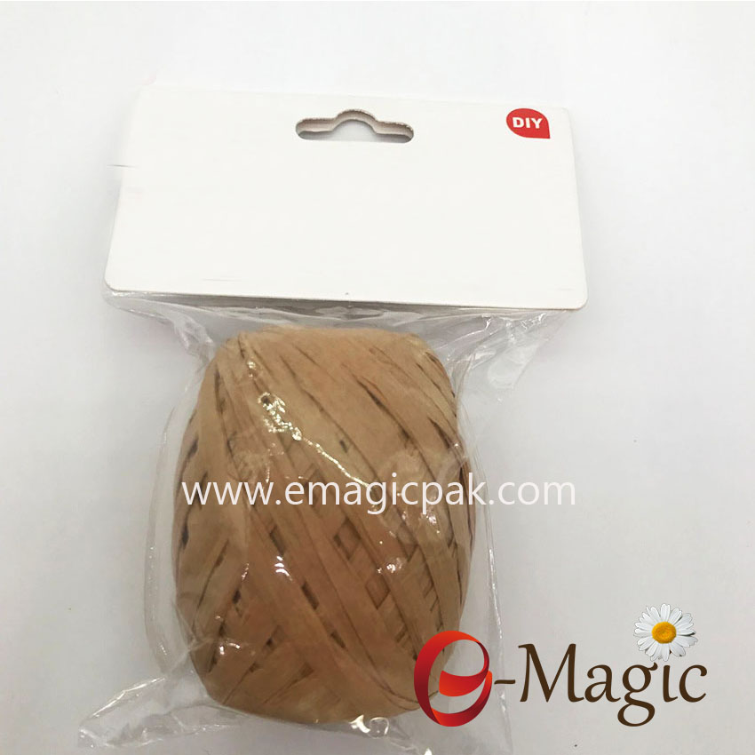 Retail Package-023 supper quality raffia ribbon