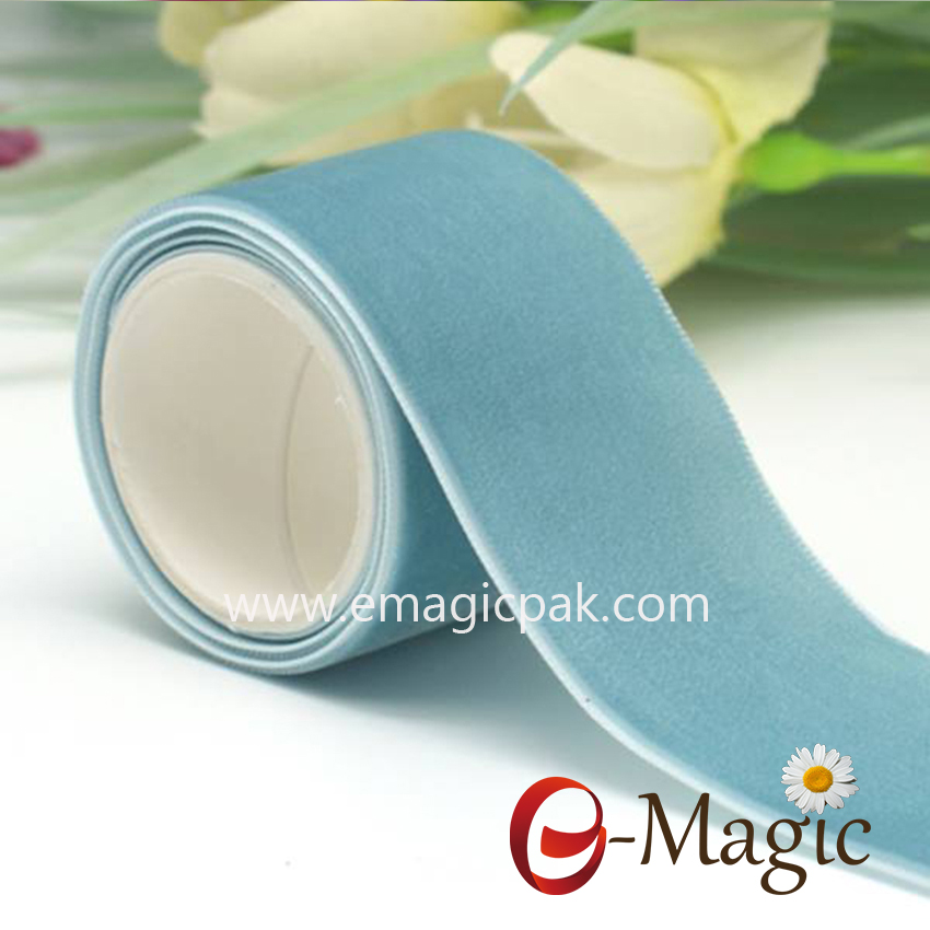 VR10000-038  wholesale gift packing 100% nylon single face velvet ribbon