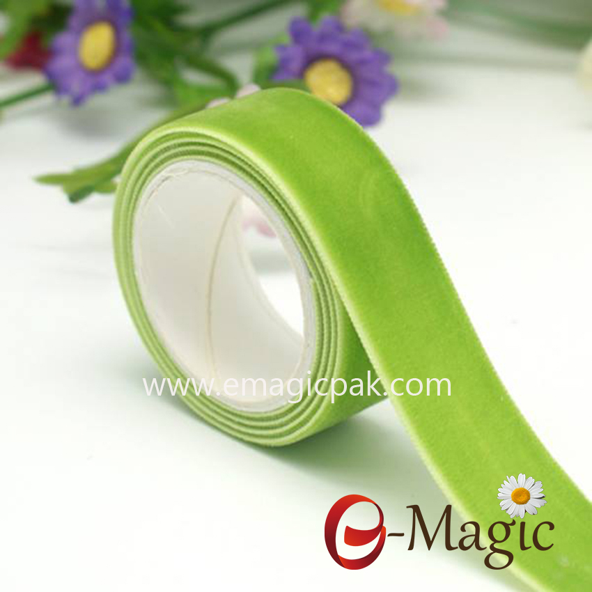 VR10000-025 China Factory 100% Polyester Velvet Ribbon Wholesale