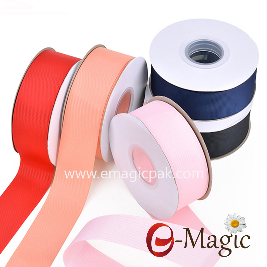 GR1-075 Wholesale high quality 75mm grosgrain ribbon