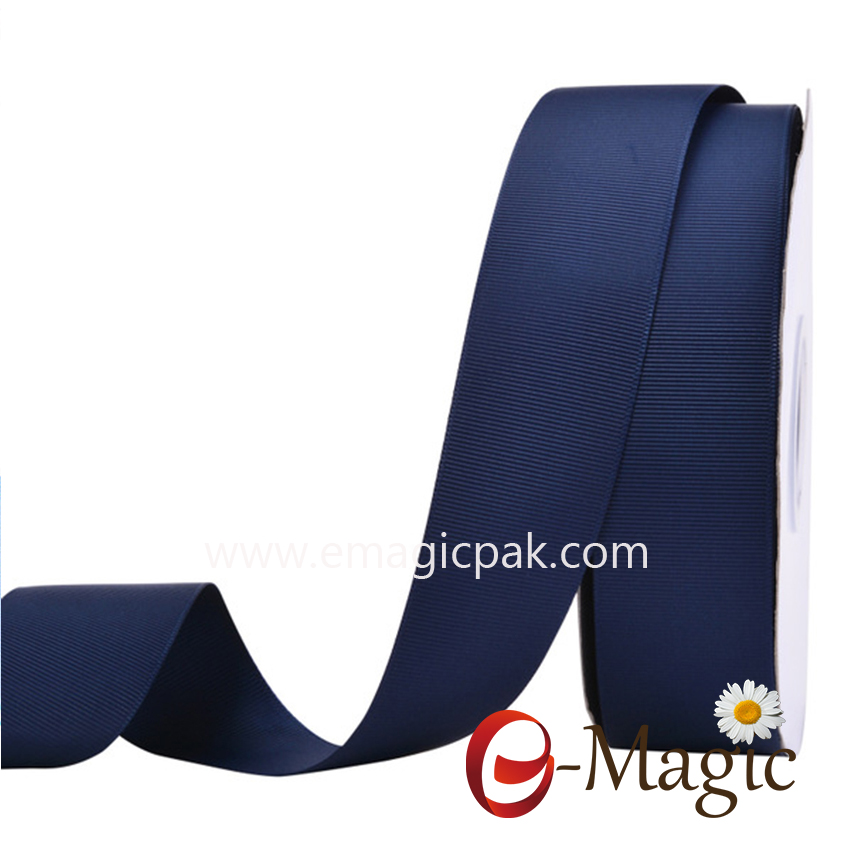 GR1-025 Factory Wholesale 100% Polyester Grosgrain Ribbon For Packaging