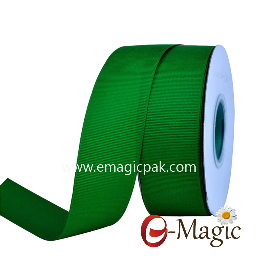 GR1-025  Solid Grosgrain Ribbon Roll DIY Gift Packaging 