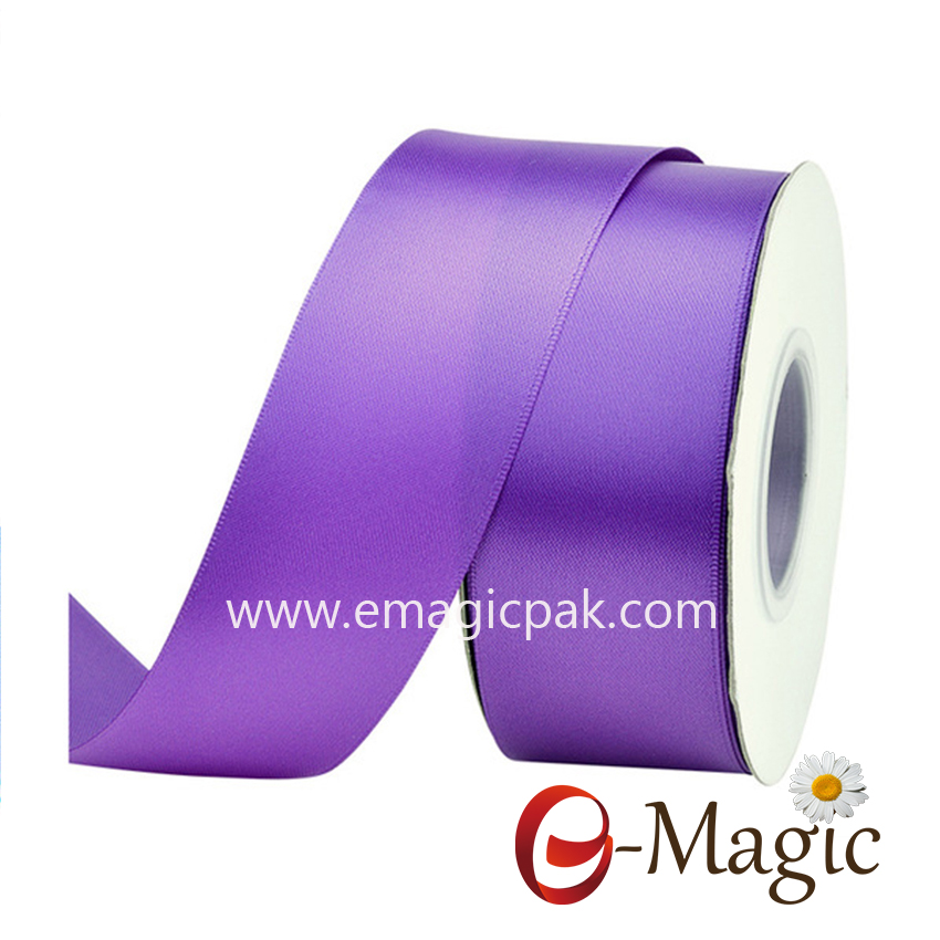 SR2-032  High quality christmas double sided 100% polyester wholesale satin ribbon