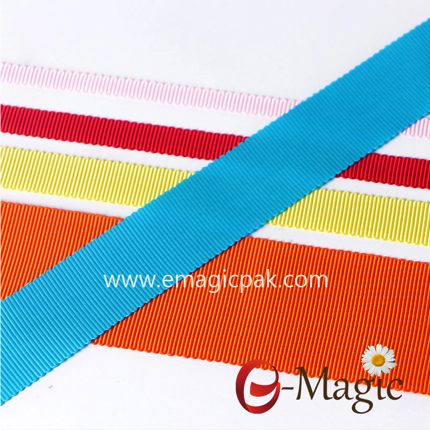 PSR-025 High Grade Colorful 100 Polyester Millinery Petersham Ribbon for Sale