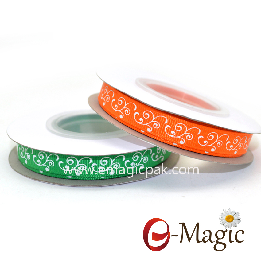 Christmas-038   3/8 inch grosgrain ribbon wholesale custom print christmas celebrate it ribbon