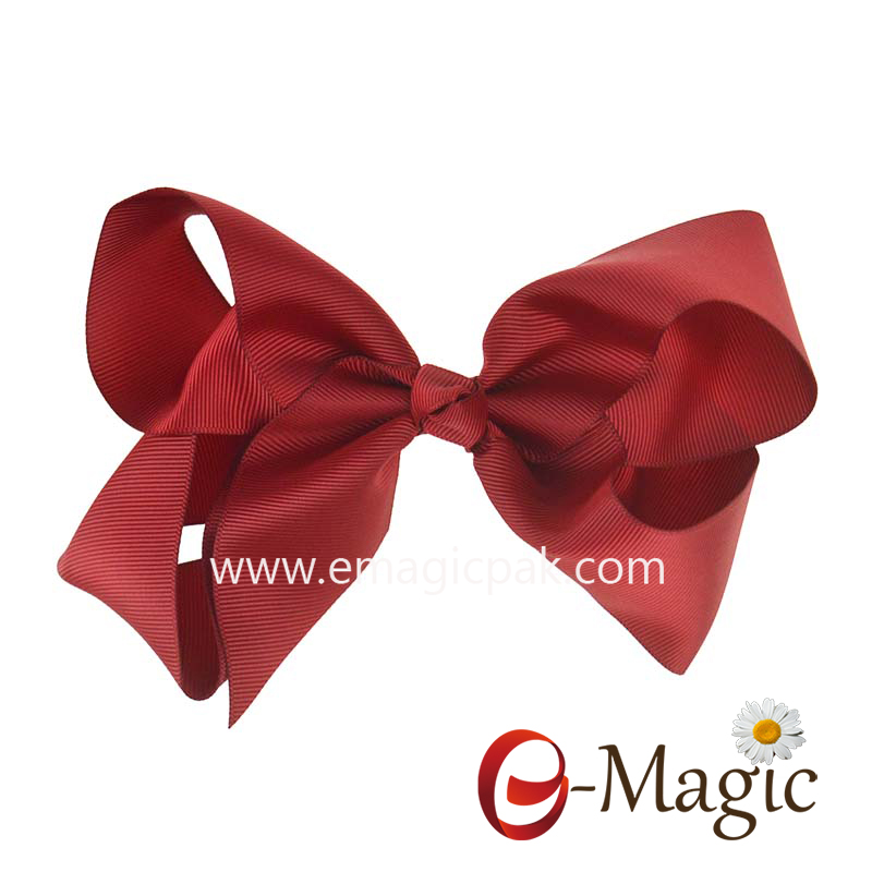 HB-038 custom Grosgrain Boutique hair clip Hair Bows Girls Bowknot Hairpin