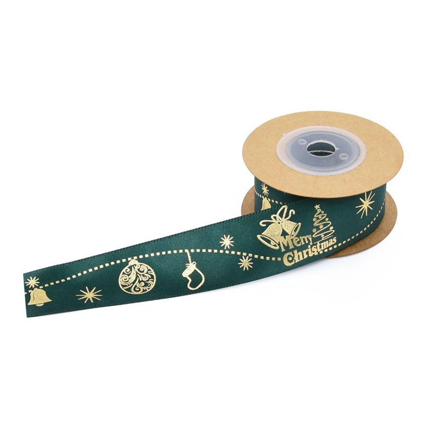 PR-032 Custom christmas satin ribbon 