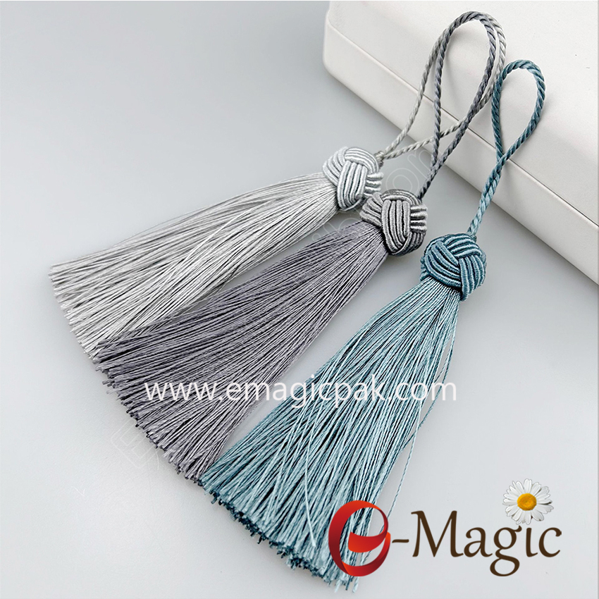 Tassel-001 Chinese knot tassel pendant custom bookmarks tassel