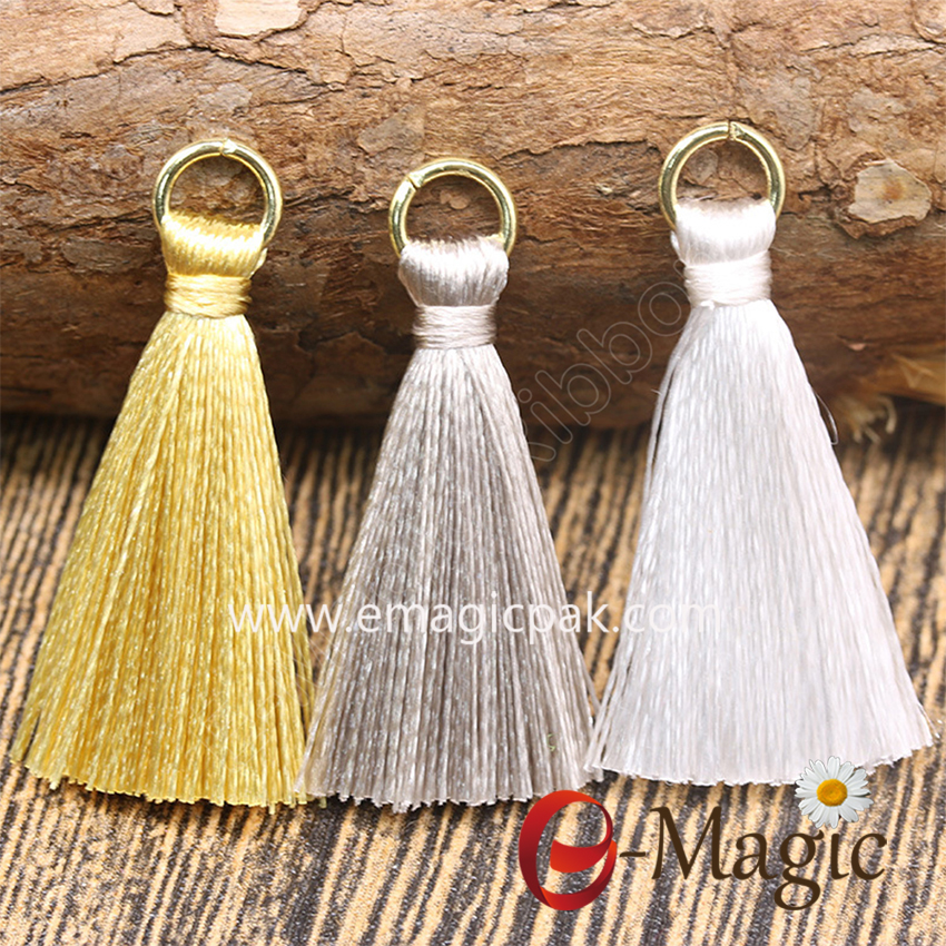 Tassel-A18011  Tassel with metal ring pendant