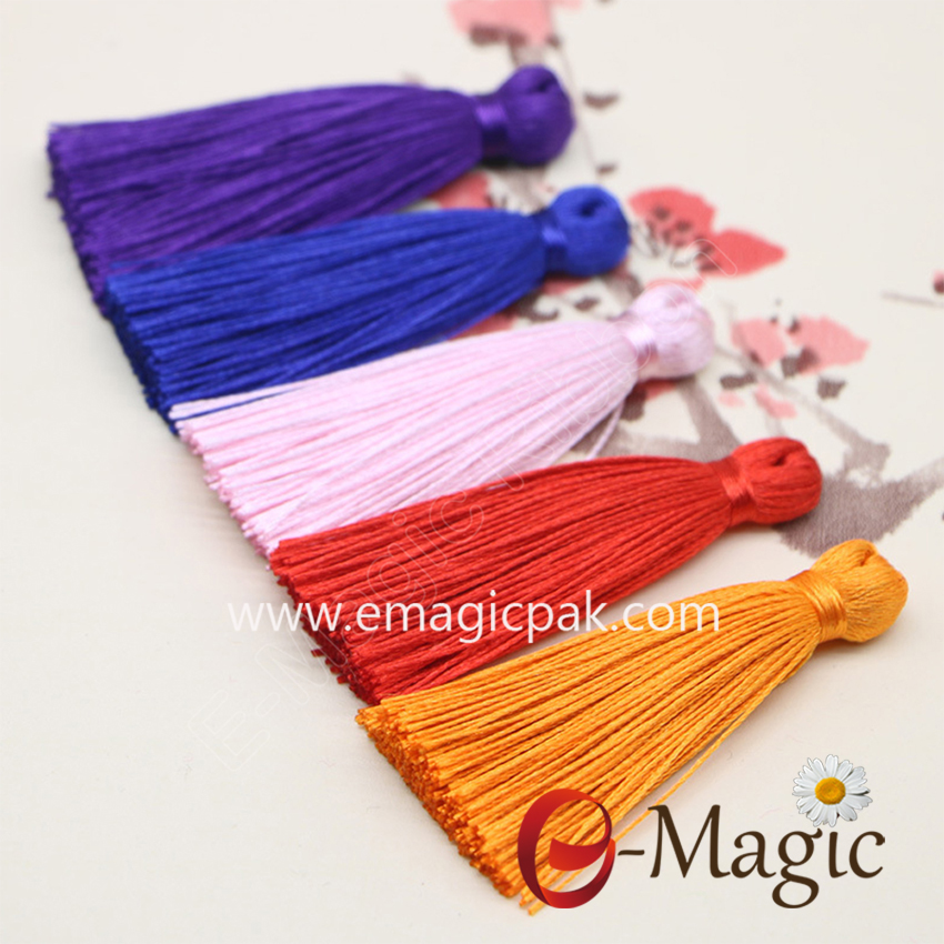 Tassel-A19018 Multi-color fringes without hanging strings decoration